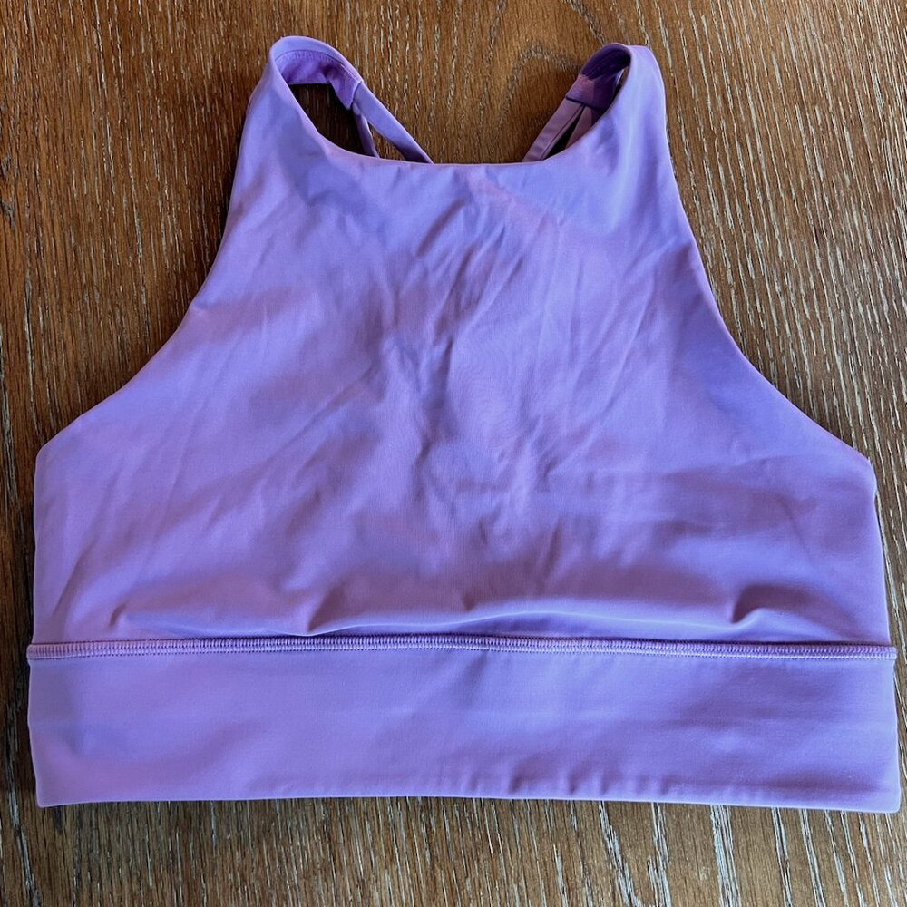 Lululemon Energy Bra High Neck Long Line Tough
